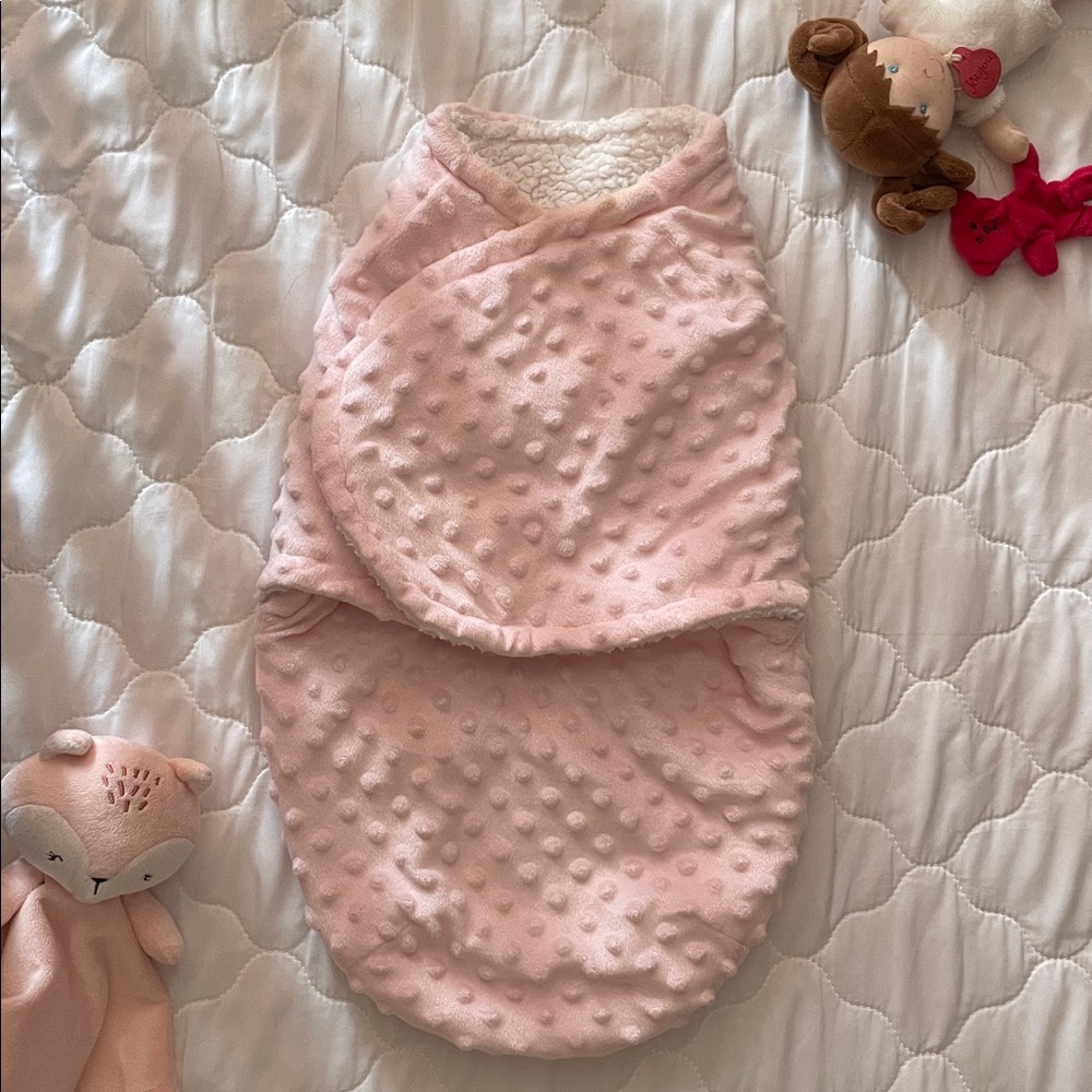 Pink Baby Swaddle Blanket - Picture 2 of 6